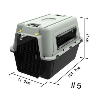 Iata standra Chất lượng cao 120*90*90cm transportn de plstico Para mascotas con chó Lớn Thùng Nhựa con chó tàu sân bay - Product Image 4