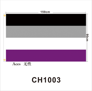 90*150cm Gay Pride lesbiana banderas, poliéster impresión Lgbt Arco Iris bandera amor Gay Arco Iris bandera 3X5 venta al por mayor - Product Image 5