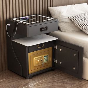 Bàn Cạnh Giường ngủ đa chức năng thông minh-Bàn Cạnh Giường Ngủ Tích hợp an toàn, thiết kế nhà sang trọng đơn giản - Product Image 4