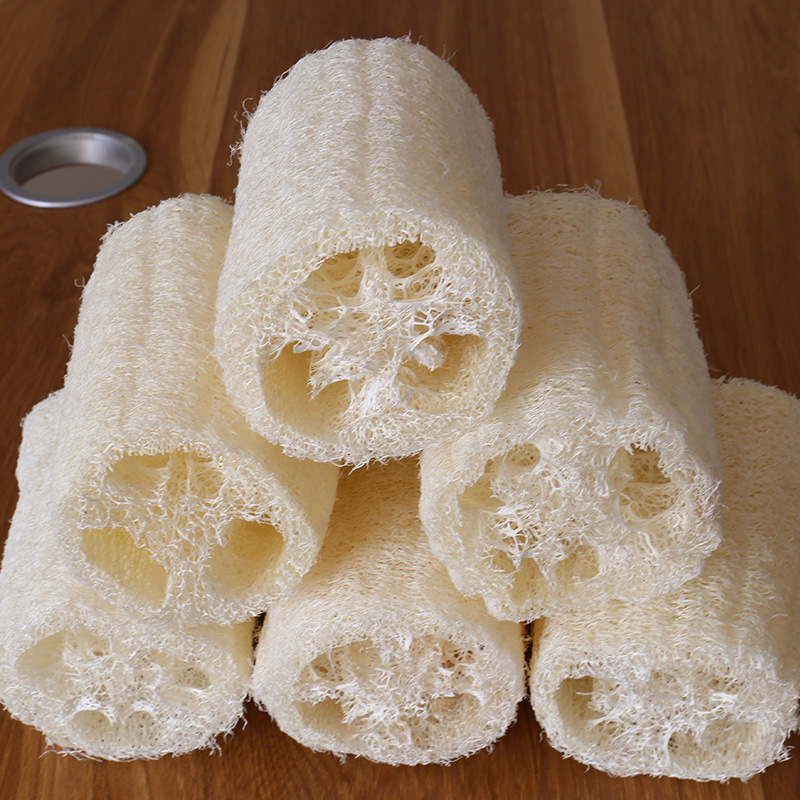 Couleur blanche du loofah dur