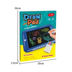 เด็กการศึกษาการเรียนรู้ศิลปินกระดานวาดภาพของเล่น3D แสงขึ้นแผ่นวาดภาพนำการเขียนสร้างสรรค์คณะกรรมการศิลปะ - Product Image 6