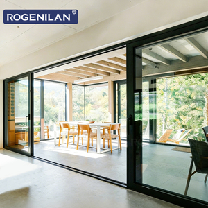Portes coulissantes de patio en verre trempé anti-ouragan Rogenilan American Hurricane Proof, en aluminium, économiseuses d'énergie - Product Image 4