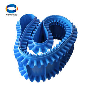 Hazne ile bölme tırmanma gıda sınıfı kolay temiz konveyör bant ile taşınabilir konveyör PU kemer - Product Image 1