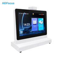 Traduttore HDFocus con Doppio Schermo AI da 10.1 Pollici, Separazione delle Fonti Sonore con Doppio Microfono AB e Funzione AI per Appunti Riunioni