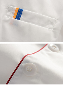 En ligne Personnalisable Combinaison De Luxe Chef Hôtel Usine Styles De <span class=keywords><strong>Travail</strong></span> Scrubs Uniforme De <span class=keywords><strong>Travail</strong></span> Tout Usage En Sergé Pour Restaurant Bar - Product Image 5