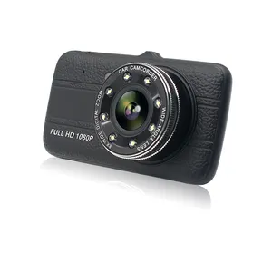 4.0英寸2摄像机镜头录像机自动摄像机仪表盘dvr带后视摄像机