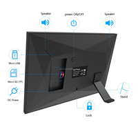 Cadre photo numérique de haute qualité Android WiFi 10 10.1 pouces Smart Gallery avec station météo