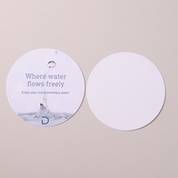 Sous-verres en papier jetables personnalisés avec logo, pour hôtel, café, bar, bière, sous-verres ronds absorbants en papier