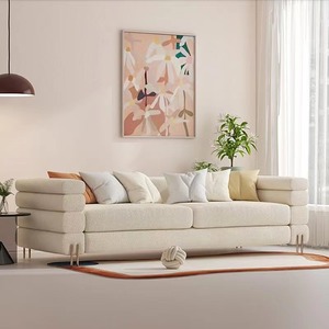 Tối giản <span class=keywords><strong>sofa</strong></span> hiện đại mềm tròn hiện đại <span class=keywords><strong>sofa</strong></span> đơn giản đồ nội thất tối giản 3 chỗ ngồi phòng khách vải <span class=keywords><strong>sofa</strong></span> <span class=keywords><strong>Set</strong></span> - Product Image 6