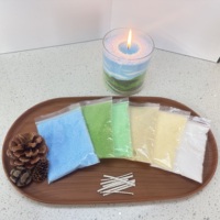 Cire de bougie perlée, emballage individuel en boîte, cire perlée granulaire blanche, matériau pour la fabrication de bougies DIY, bougie marbrée blanche perlée