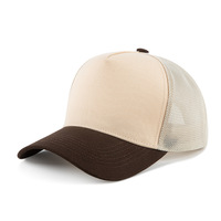 Gorras de Béisbol de 5 Paneles de Dos Tonos con Logotipo Personalizado OEM ODM al por Mayor, Estructuradas con Marco en A, 100% Gorras Deportivas de Béisbol