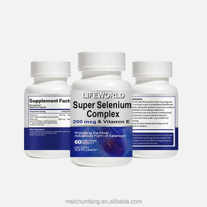 Capsules de sélénium et de méthionine, complexe de soutien de la thyroïde avec <span class=keywords><strong>vitamine</strong></span> <span class=keywords><strong>E</strong></span>, antioxydant, énergie, santé du cerveau - Product Image 6