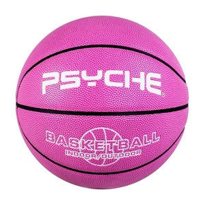 Pallone da Basket PSYCHE Personalizzato per Donne, in Pelle Igrosscolica Rosa, Misura 6, Leggero, per Interno ed Esterno, in Gomma Naturale - Product Image 4