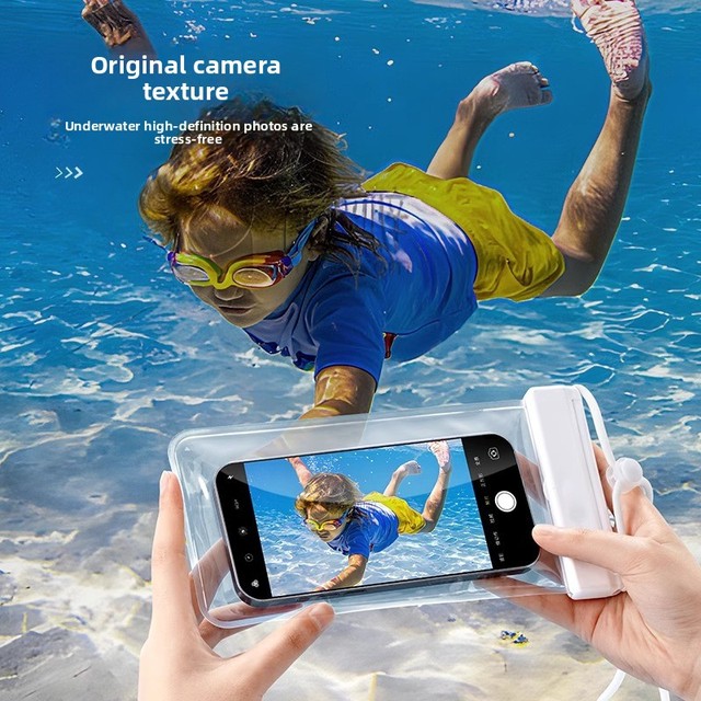 Transparent Waterproof Mobile Phone Case with Special Touch Screen for Swimming Seaside Snorkeling Rafting Phone Bags