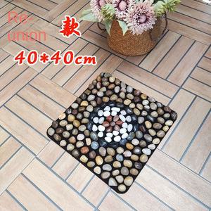 Alfombrilla de Masaje de Pies con Piedras Naturales, Manta de Caminar de Piedra Yuhua, Masajeador de Pies para el Hogar con Placa de Presión para Dedos - Product Image 6