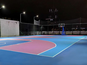 Asher sơn sàn acrylic bền ngoài trời cho quần vợt bóng rổ pickleball & Sân bóng chuyền-Màu xanh/màu tùy chỉnh - Product Image 5