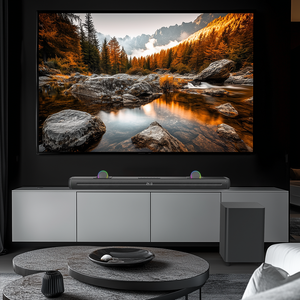 Barra de Sonido 2.1 Canales para <span class=keywords><strong>Cine</strong></span> en Casa con Bluetooth, Subwoofer <span class=keywords><strong>Independiente</strong></span> de Madera y Control Remoto - Product Image 5