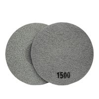 Tampon de polissage en éponge de 17 pouces, modèle rond, compatible avec le nettoyage des sols en pierre, grain 800, polissage à sec pour marbre, granito