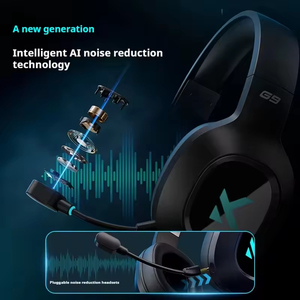 MCHOSE G9 Pro Tri-mode Gaming Headphones 2.4G <b>Wireless</b> USB Wired Headset AI Noise Cancelling Detachable <b>Mic</b> RGB - Product Image 2