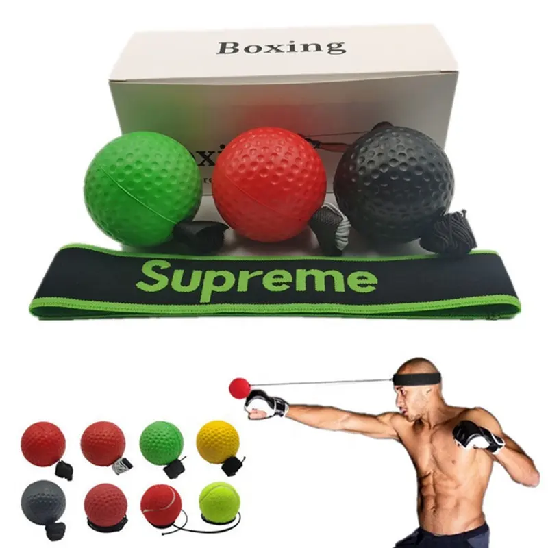 Bola de boxeo para reflejos, Bola de entrenamiento de cabeza de velocidad portátil, producto nuevo