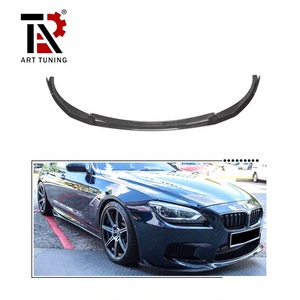 Per <span class=keywords><strong>BMW</strong></span> <span class=keywords><strong>serie</strong></span> <span class=keywords><strong>6</strong></span> F06 F12 F13 M6 Gran <span class=keywords><strong>coupé</strong></span> in fibra di carbonio Splitter anteriore nuova condizione Kit di conversione paraurti - Product Image 1