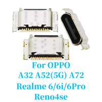 Câbles flexibles pour téléphone portable, connecteur de charge USB pour OPPO A32 A52 5G A72 Realme 6 6i 6pro Reno4se