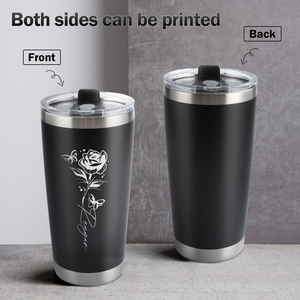Vaso de Viaje Personalizado de Acero Inoxidable de 20 oz - Taza de Café Aislada con Logotipo/Grabado Personalizado, Taza de Vacío de Doble Pared Libre de BPA - Product Image 5