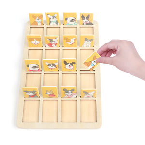 Juego de mesa de madera para niños y adultos, juego de adivinación Montessori, 2022 - Product Image 5
