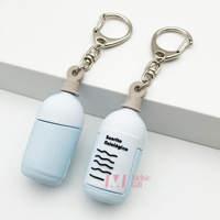 Vente en gros Mignon Brise-ampoule Ouvre-ampoule en caoutchouc 3D Mini Coupe-ampoule Porte-clés Ouvre-bouteille en verre en stock