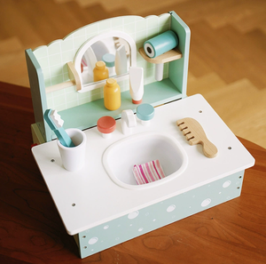 Ensemble de jeu en bois pour enfants, boutique de desserts, stand de thé glacé, cuisine, jouets alimentaires unisexes, 5-7 ans - Product Image 6