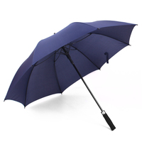 Parapluie de golf surdimensionné à ouverture automatique de 30 pouces en gros, promotionnel, personnalisé, résistant à la pluie et au vent, avec impressions de logo
