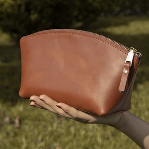 Nouveauté : Trousse de toilette portable personnalisée en cuir PU, sacs à maquillage multifonctions pour femmes, organiseur de cosmétiques à double couche - Product Image 1