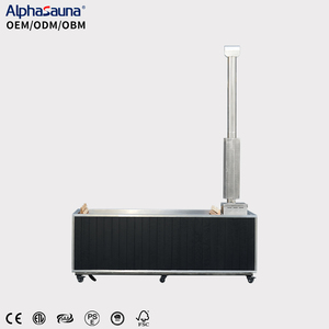 현대적인 디자인 솔리드 야외 레드 삼나무 온수 욕조 스파 4 인 용량 나무 화기 온수 욕조/야외 스파 배럴 - Product Image 2