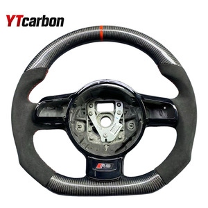 <span class=keywords><strong>Volant</strong></span> en fibre de carbone et daim italien YTcarbon pour TT R8 TTS TTRS S3 8P MK2 MK3 B8 A3 A4 A5 A6 S1 S2 S5 RS3 RS4 RS5 <span class=keywords><strong>RS6</strong></span> RS7 <span class=keywords><strong>C6</strong></span> - Product Image 3
