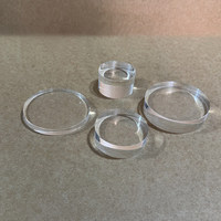 Blocs et cylindres en acrylique transparent massif sur mesure, supports d'affichage en PMMA poli pour la vente en gros