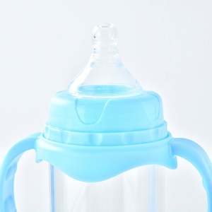 Biberón de vidrio de 8 oz con tetina de silicona para bebé, para sublimación, para alimentación y agua, desde almacén de EE. UU. - Product Image 3