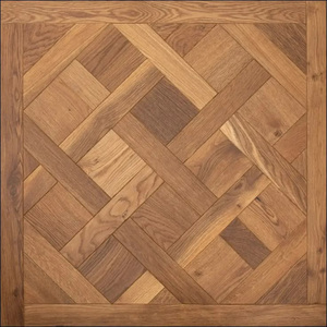 Parquet en bois d'ingénierie multicouche AVANTIMORA Asian Glazed E0 E1 teinté Grade AB 16mm Noyer noir T&G Versailles pour hôpital - Product Image 2