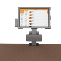 Pince de bureau personnalisée solide et durable, support pour moniteur, support latéral pour tablette, support pour exposition publique