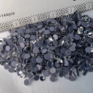 คริสตัลติดเสื้อผ้าแบบแบน JPStrass สีดำ Lt <span class=keywords><strong>Siam</strong></span> Jonquil สำหรับชุดราตรี SS20 - Product Image 1