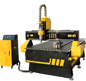 Mach3 USB port 380/220v water cooled cnc cutting router with big power spindle motor 1325