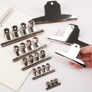 Office Supplies 63mm Silver Big Large <strong>Clamp</strong> Metal Bulldog <strong>Clip</strong> Binder <strong>Clip</strong> Paper <strong>Clips</strong> <strong>Clamps</strong> for Pictures Photos Home Kitchen