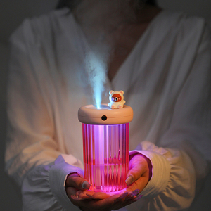 Imycoo mới nhất siêu âm mini không khí <span class=keywords><strong>LED</strong></span> độ ẩm khuếch tán biểu tượng tùy chỉnh Xách Tay USB xe tạo độ ẩm với ánh sáng đầy màu sắc - Product Image 2