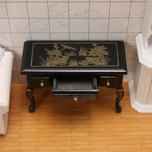 1:12 modelo en miniatura Micro paisaje casa 1:12 DIY juguete de madera casa de muñecas muebles escritorio tocador pequeños adornos - Product Image 4