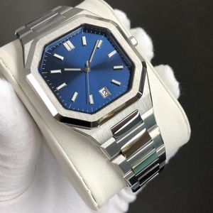 カスタムロゴ ステンレス製 六角形 メンズ腕時計 卸売 5ATM防水 高級 38mm 超薄型 クォーツ時計 - Product Image 3