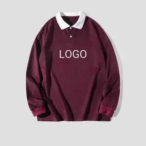 Long Sleeve Men Hoodies Letter Graphic Button Polo Neck Sweatshirt Half Placket Hoodie Men Clothing