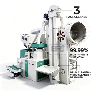 Moulin à riz compact automatique multifonctionnel 900-1000 kg/h pour le broyage et le décorticage industriel - Product Image 2