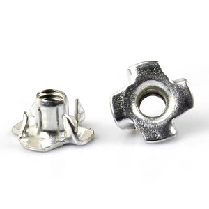 Furniture Bolt Four Prong Nut M3 M4 M5 M6 M8 M10 Zinc Plated For Wood Panel DIN928 Industrial Design - Product Image 2