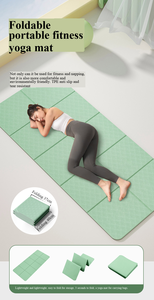 Tapis <span class=keywords><strong>de</strong></span> <span class=keywords><strong>yoga</strong></span> pliable en TPE, épais, portable, <span class=keywords><strong>pour</strong></span> la pause déjeuner, <span class=keywords><strong>pour</strong></span> enfants et adultes, <span class=keywords><strong>pour</strong></span> la sieste, tapis <span class=keywords><strong>de</strong></span> couchage spécial, vente en gros, rectangulaire 185 cm - Product Image 2