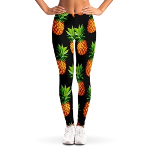 เลกกิ้งสำหรับเล่นโยคะฟิตเนสแบบไร้ตะเข็บหลากสีผ้าคอตต้อนลำลองมีซับในระบายอากาศได้ผ้าถักสีดำ - Product Image 6