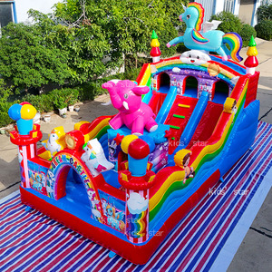 <span class=keywords><strong>Château</strong></span> Gonflable Compact pour Enfants - Jeu de Rebond et Toboggan Extérieur pour Fêtes - Offre Spéciale - Product Image 2